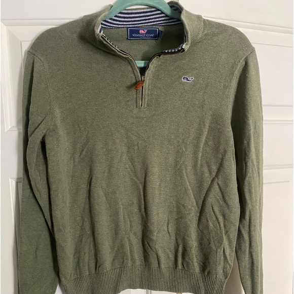 Vineyard vines quarter zip kids medium - Picture 2 of 2